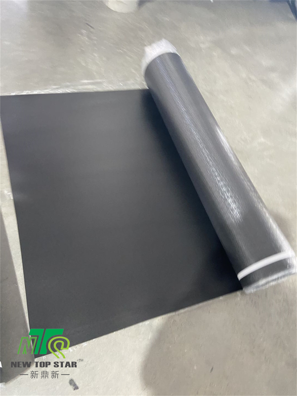Black PE Film Underfloor Heating Underlay , Engineered Wood Vinyl Floor Underlay